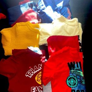 (6) Boys 2T Long Sleeve Shirts 👕